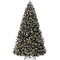 Best Choice Products Artificial Frosted Christmas Tree, Premium Pre-Lit Spruce Design, Dense Branches – Black Spruce